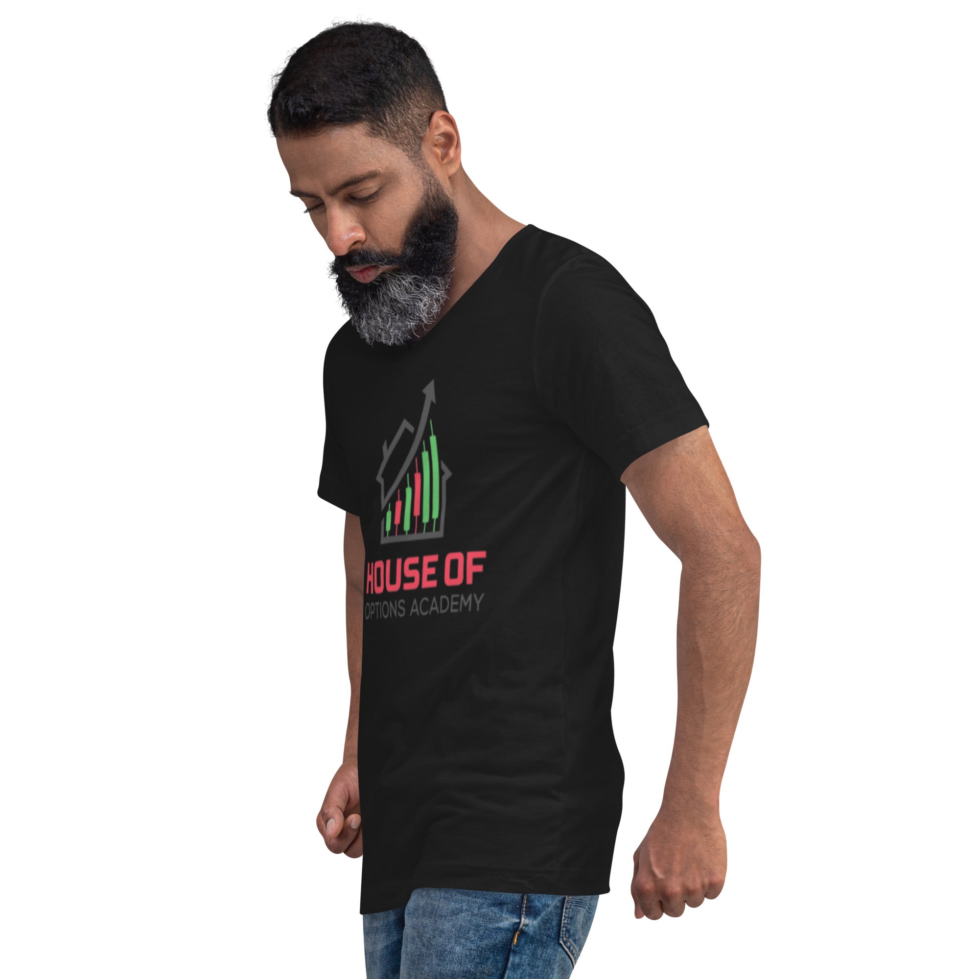 Unisex Short Sleeve V-Neck T-Shirt