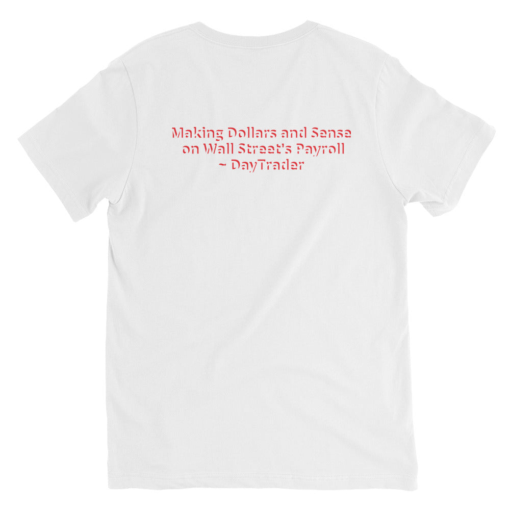 Unisex Short Sleeve V-Neck T-Shirt