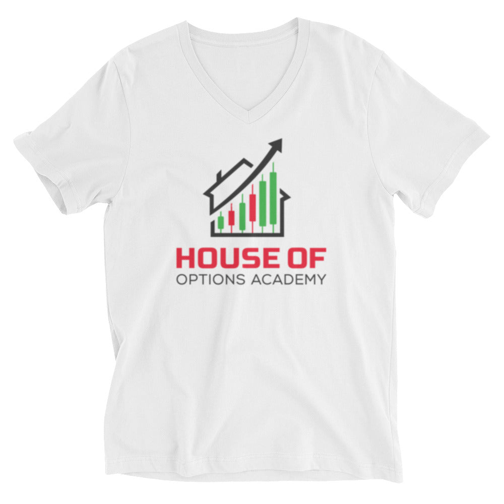 Unisex Short Sleeve V-Neck T-Shirt